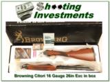 Browning Citori 16 Gauge early Lightning 26in in box! - 1 of 4