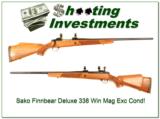 Sako Finnbear Deluxe in hard to find 338 Win Mag - 1 of 4