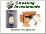 Beretta 92 FS 92F Police Special NIB - 1 of 4