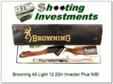 Browning A5 Light 12 Unfired 22in Invector Plus NIB - 1 of 4