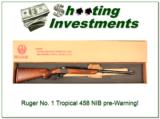 Ruger No. 1 #1 Tropical pre-Warning NEW in BOX! - 1 of 4
