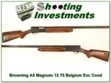 Browning A5 Magnum 12 75 Belgium near new! - 1 of 4