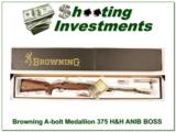 Browning A-bolt II Medallion 375 H&H BOSS ANIB Win! - 1 of 4