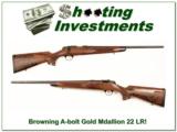 Browning A-bolt GOLD Medallion 22 LR XX wood! - 1 of 4