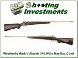 Weatherby Mark V Alaskan 340 Wthy Mag - 1 of 4