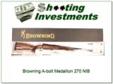 Browning A-bolt II Medallion 270 Win last ones! - 1 of 4