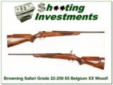 Browning Safari Grade 22-250 1965 Sako action XX Wood! - 1 of 4