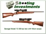 Savage Model 10 308 with Nikon scope - 1 of 4