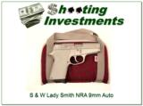 Smith & Wesson Lady Smith 9mm Stainless NRA NIB! - 1 of 5