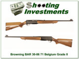 Browning BAR Grade II 71 Belgium 30-06 Exc Cond! - 1 of 4