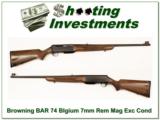 Browning BAR full Belgium 1974 7mm Rem Mag! - 2 of 4
