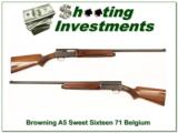 Browning A5 Sweet Sixteen 71 Belgium 28in Mod - 1 of 4