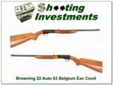 Browning 22 Auto 63 Belgium Blond! - 1 of 4