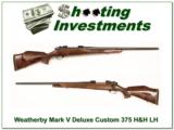 Weatherby Mark V Deluxe ***** LEFTHAND***** CUSTOM***** 375 H&H***** - 1 of 4