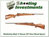Weatherby Mark V Deluxe 257 nice blond wood! - 1 of 4