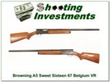 Browning A5 Sweet Sixteen 67 Belgium 28in Vent Rib! - 1 of 4