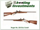 Ruger No. 1 in hard to find 223 Remington! - 1 of 4