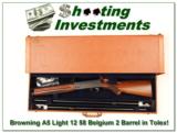 Browning A5 Light 12 58 Belgium 2 Barrel Tolex Case ! - 1 of 4