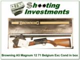 Browning A5 Magnum 12 71 Belgium in box! - 1 of 4
