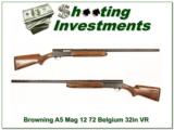 Browning A5 Magnum 12 72 Belgium 32in VR - 1 of 4
