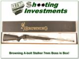 Browning A-bolt II Stalker 7mm Rem Mag with BOSS in Box! - 1 of 4