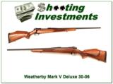 Weatherby Mark V Deluxe 9 Lug 30-06 Exc Cond! - 1 of 4