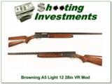 Browning A5 Light 12 28in Vent Rib modified Exc Cond! - 1 of 4