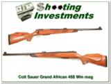 Colt Sauer Grand African 458 Win Mag as new! - 1 of 4