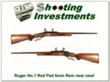 Ruger No. 1 Red Pad 6mm Remington as new! - 1 of 4