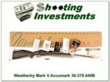 Weatherby Mark V Accumark 30-378 near new in box! - 1 of 4