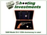 Smith & Wesson 25-3 125th Anniversary 45 unfired in case - 1 of 3