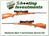Weatherby Mark V Varmintmaster 224 Wthy mag German! - 1 of 4