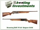 Browning BAR 30-06 1970 full Belgium! - 1 of 4