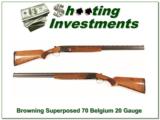 Browning Superposed 70 Belgium 20 Gauge 28in Skeet! - 1 of 4