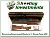 Browning Superposed Lightning Trap 12 Gauge NIB Perfect! - 1 of 4