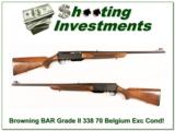 Browning BAR Grade II 70 Belgium 338! - 1 of 4