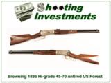 Browning 1886 Hi-Grade 45-70 Unfired! - 1 of 4