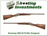 Browning 1885 45-70 28in Octagonal barrel - 1 of 4