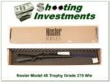 Nosler M48 Trophy Grade 270 Win NIB! - 1 of 4