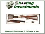 Browning Citori Grade VI 6 hard to find 28 Gauge in box! - 1 of 4