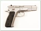 CZ 75 B 9mm Stainless as new in case with 4 magazines - 2 of 4