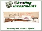 Weatherby Mark V Deluxe 9 Lug 30-06 ANIB! - 1 of 4