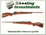 Weatherby Mark V Deluxe 9 Lug 30-06 nice wood! - 1 of 4