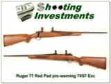 Ruger Model 77 7 x 57 Red Pad Pre-Warning Tang safety - 1 of 4