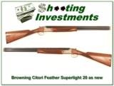 Browning Citori Superlight Feather 20 Gauge as new! - 1 of 4