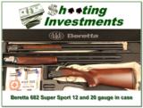 Beretta 682 Super Sport 12 20 2 barrel set in case! - 2 of 4