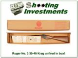 Ruger No. 3 30-40 Krag UNFIRED IN BOX! - 1 of 4