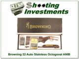 Browning 22 Auto Stainless Laminated Octagonal ANIB - 2 of 4