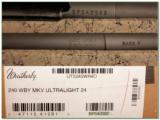 Weatherby Mark V Ultra Lightweight 240 Wthy Mag NIB - 4 of 4