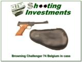 Browning Challenger 74 Belgium in case Exc Cond! - 2 of 4